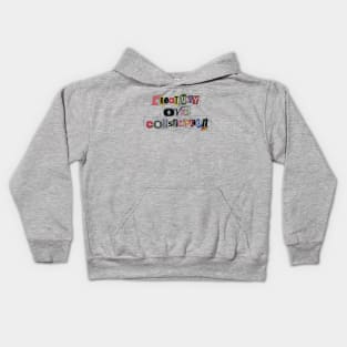 Creativity Over Consumption Kids Hoodie